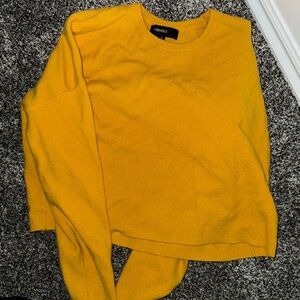 Yellow Forever21 sweater